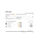 Ceiling luminaires for replaceable light source - Azzardo MINI ELOY CHROME 1xGU10 Surface Mounted Chrome AZ1755 - product 2