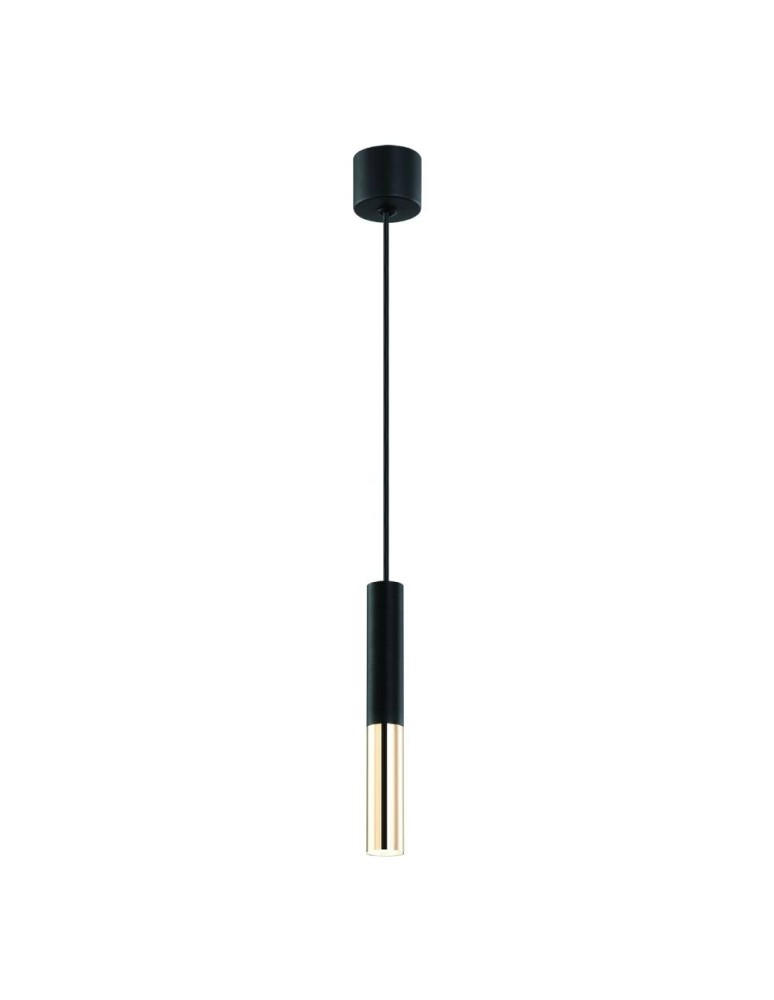 Pendant lamps - Orlicki Design Pendant G9 5W Slimi Nero S / Gold - product kolory-swiatla.pl 1