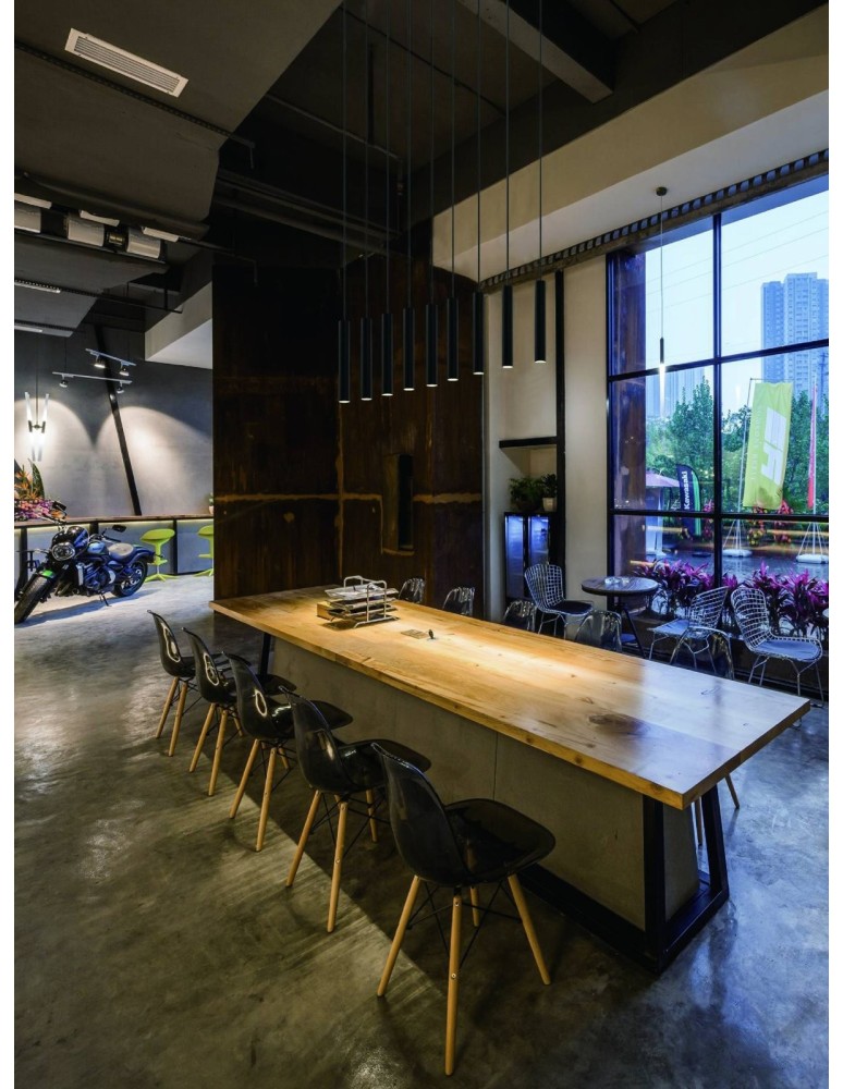 Pendant lamps - Orlicki Design Pendant G9 5W Slimi Nero S / Gold - product kolory-swiatla.pl 2