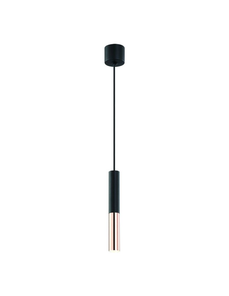 Pendant lamps rose gold - Orlicki Design Pendant G9 5W Slimi Nero S / Rose Gold - product kolory-swiatla.pl 1