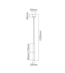 Pendant lamps - Orlicki Design Pendant G9 5W Slimi Bianco S - product 3