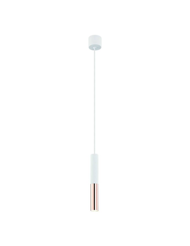 Pendant lamps rose gold - Orlicki Design Pendant G9 5W Slimi Bianco S / Rose Gold - product kolory-swiatla.pl 1