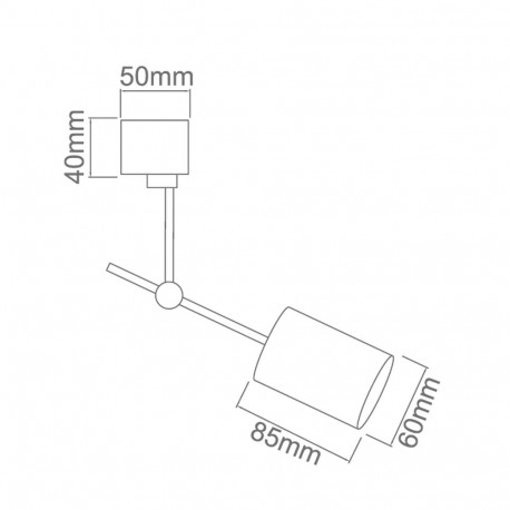 Orlicki Design GU10 8W Stick Bianco