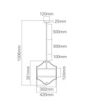 Hampton style pendant lamps - Orlicki Design Pendant E27 15W Stesso Old Gold S - product 3