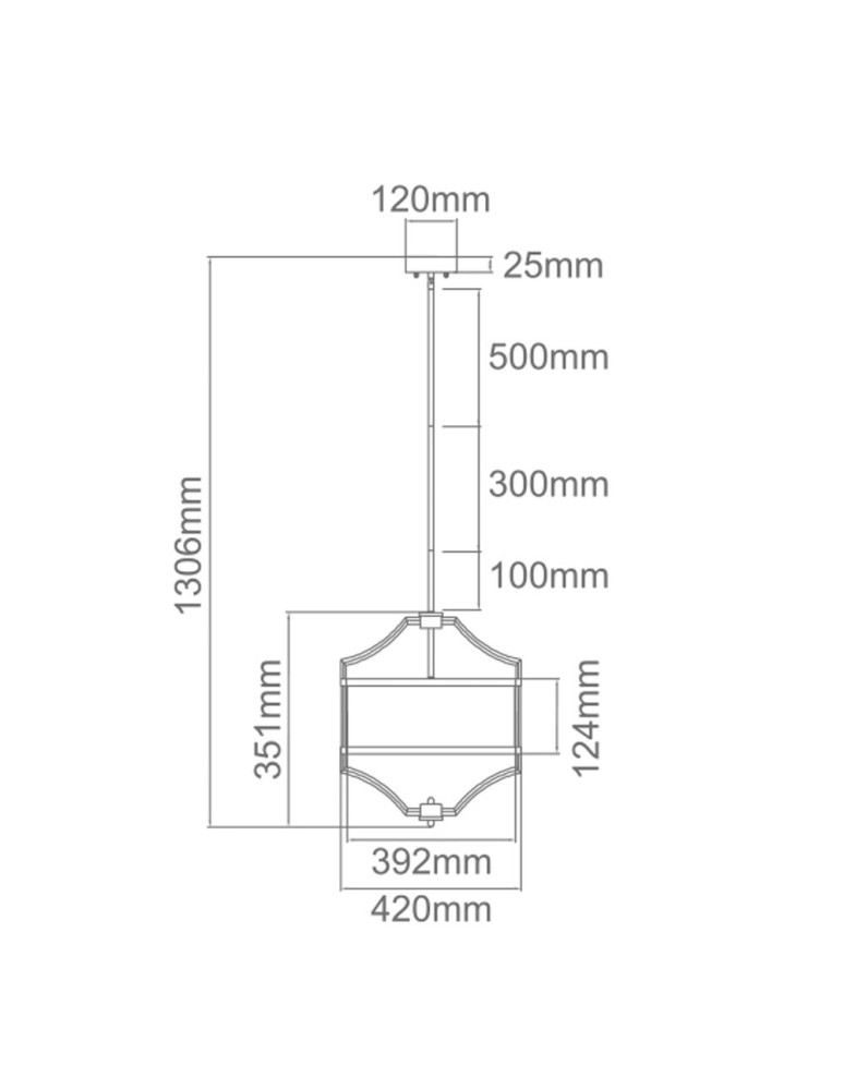 Hampton style pendant lamps - Orlicki Design Pendant E27 15W Stesso Cromo S - product kolory-swiatla.pl 3