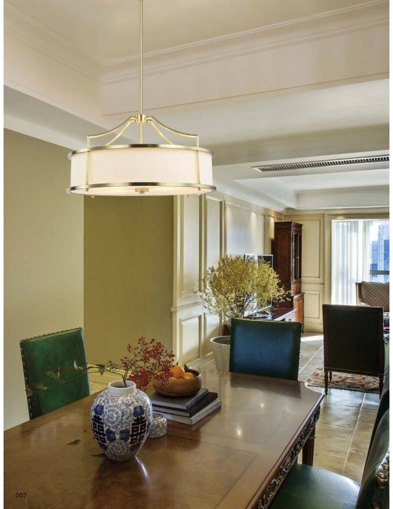 Hampton style pendant lamps - Orlicki Design Pendant E27 15W Stanza Old Gold S - product kolory-swiatla.pl 2