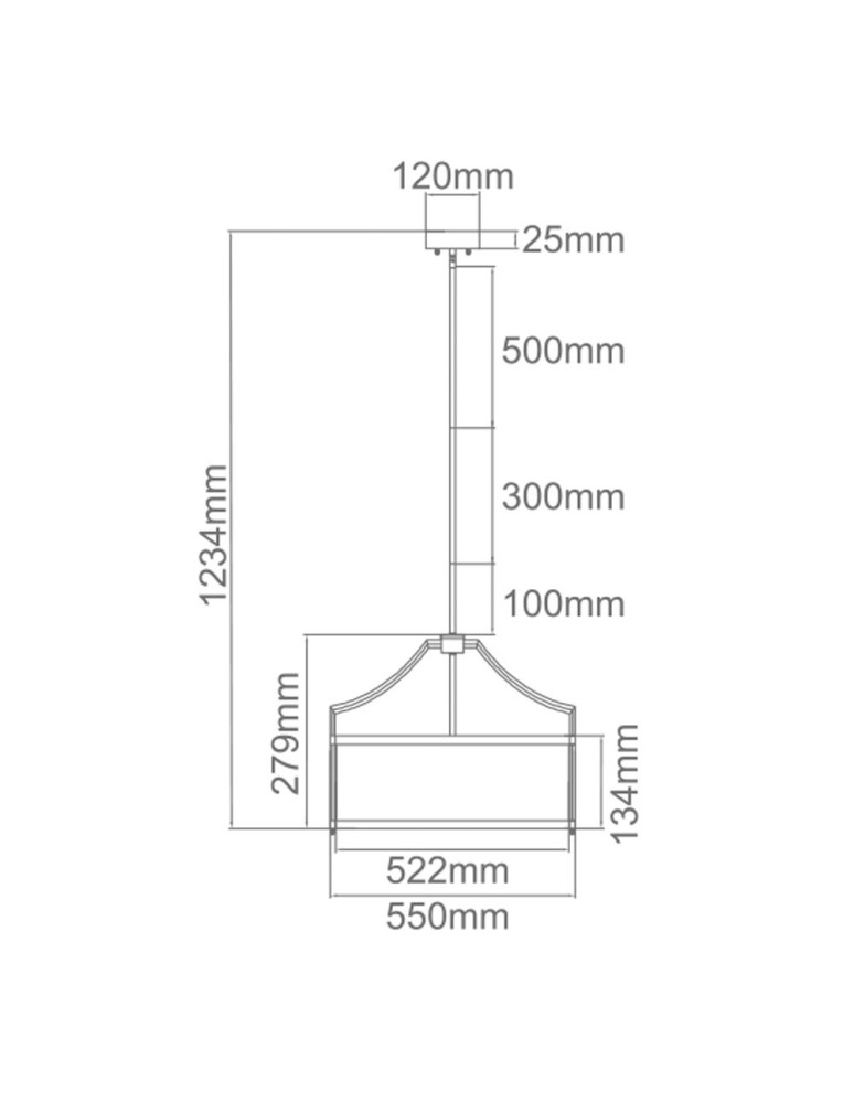 Hampton style pendant lamps - Orlicki Design Pendant E27 15W Stanza Old Gold M - product kolory-swiatla.pl 3