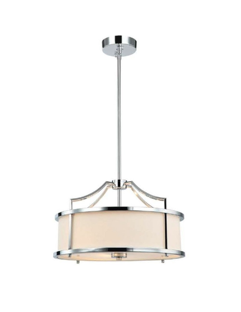 Hampton style pendant lamps - Orlicki Design Pendant E27 15W Stanza Cromo S - product kolory-swiatla.pl 1