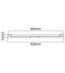 Bathroom wall lamps - Orlicki Design KINKIET T8 14W Primo 900 IP44 - product 3