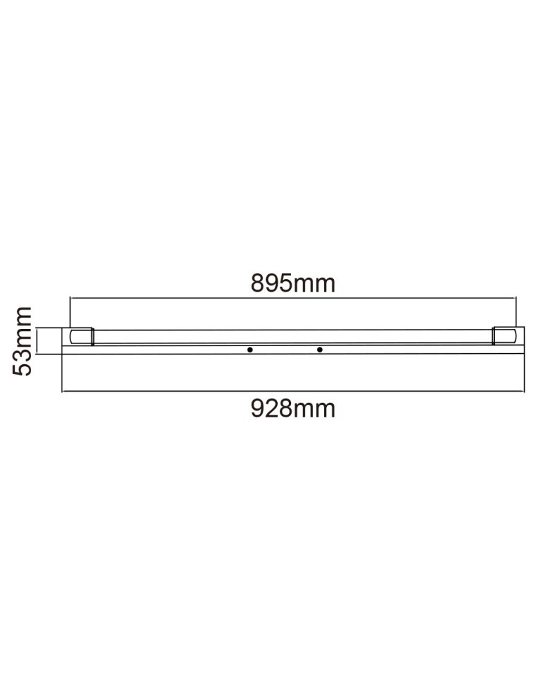 Bathroom wall lamps - Orlicki Design KINKIET T8 14W Primo 900 IP44 - product kolory-swiatla.pl 3