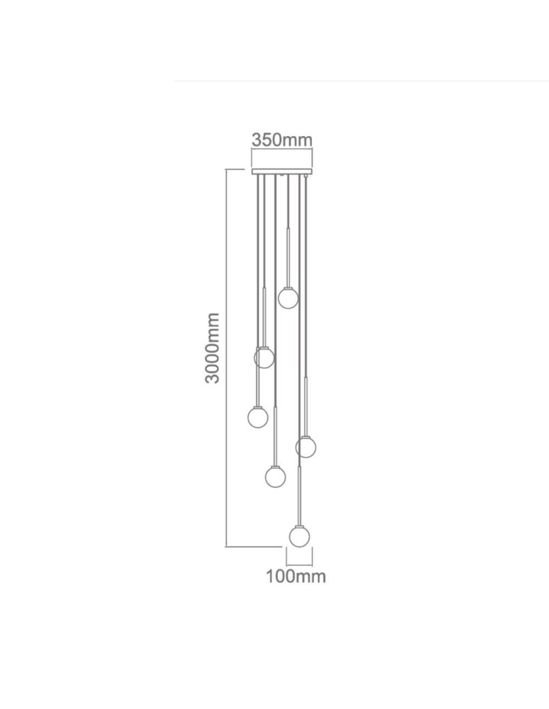 Pendant lamps - Orlicki Design Pendant G9 9W Ota VI - product kolory-swiatla.pl 3
