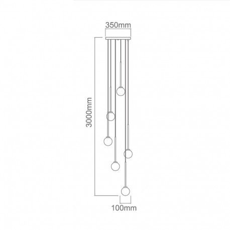 Orlicki Design WISZĄCA G9 9W Ota VI