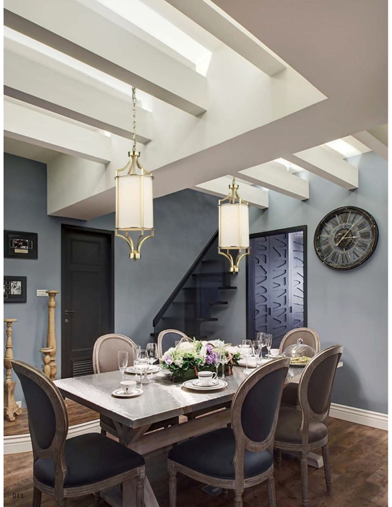 Hampton style pendant lamps - Orlicki Design Pendant E27 15W Lunga Old Gold - product kolory-swiatla.pl 2