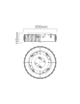 Orlicki Design SUFITOWA E14 12W Intero Gold PL - produkt 2