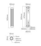 Glamour wall lamps - Orlicki Design KINKIT E14 12W Fiatto Old Gold Parette - product 3