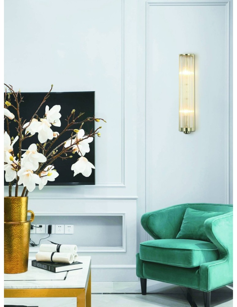 Glamour wall lamps - Orlicki Design KINKIT E14 12W Fiatto Cromo Parette - product kolory-swiatla.pl 2