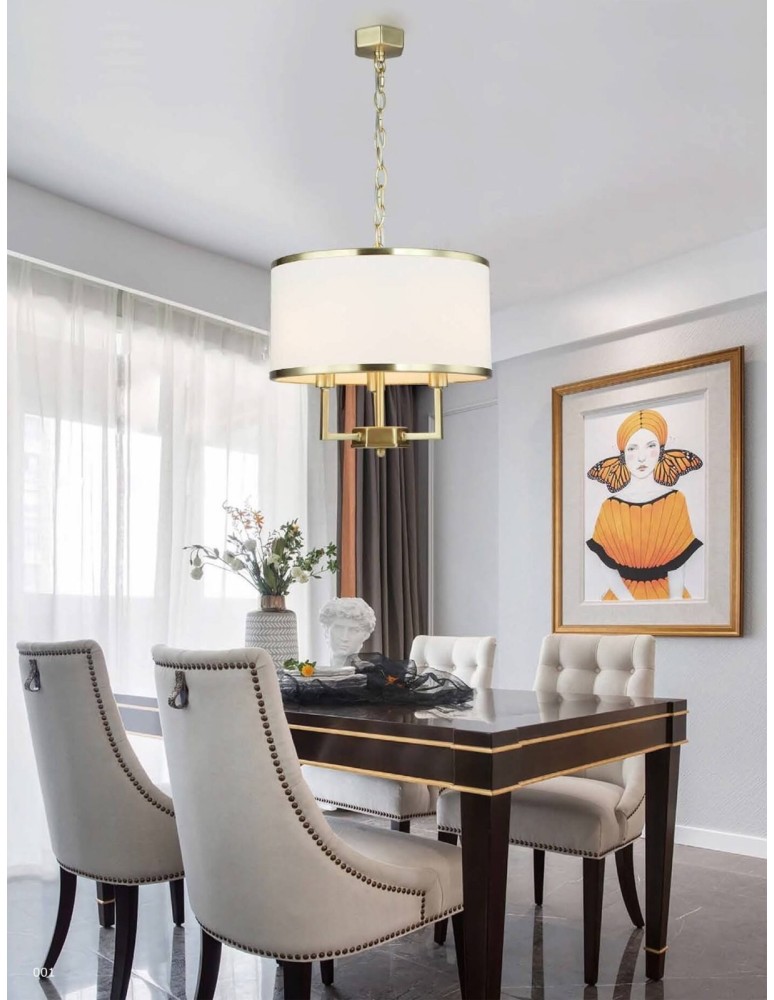 Hampton style pendant lamps - Orlicki Design Pendant E14 12W Casa Old Gold S - product kolory-swiatla.pl 2