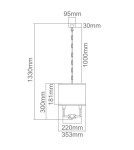 Hampton style pendant lamps - Orlicki Design Pendant E14 12W Casa Old Gold S - product 3