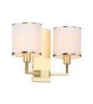 Hampton style wall lamps - Orlicki Design KINKIT E14 8W Casa Old Gold Parette - product 1