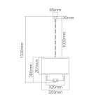 Hampton style pendant lamps - Orlicki Design Pendant E14 15W Casa Old Gold M - product 3