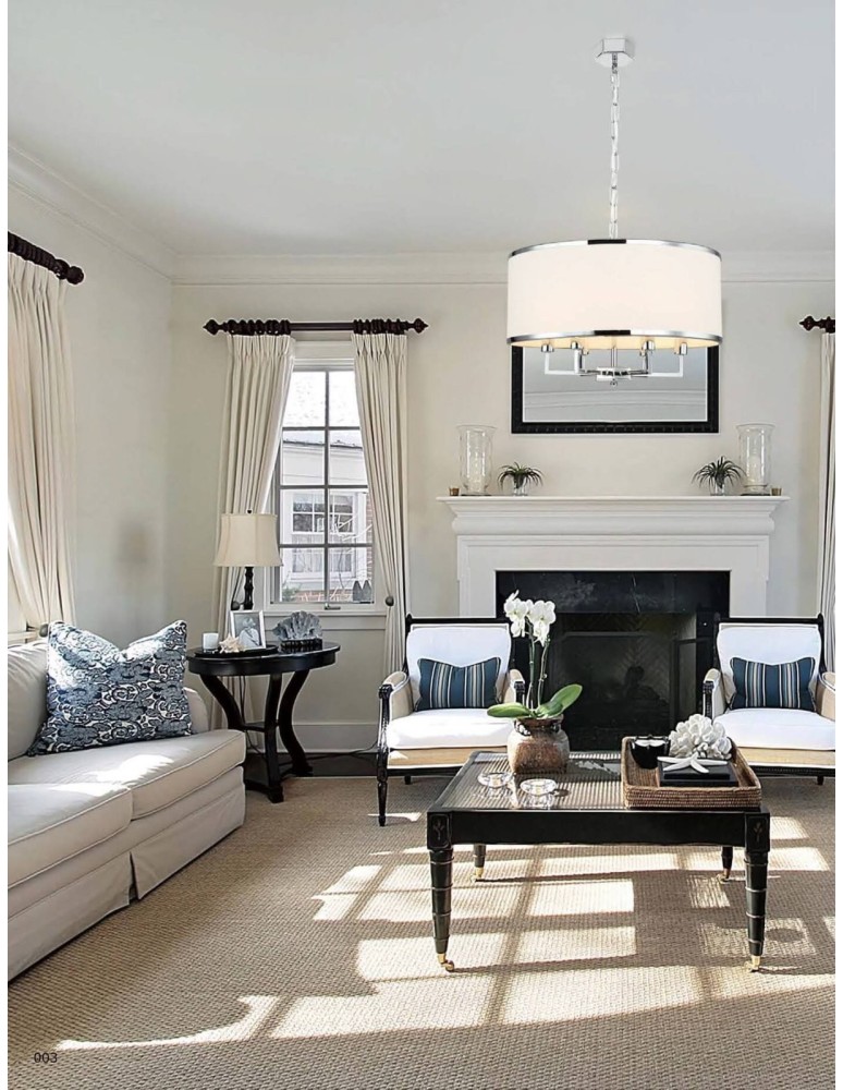 Hampton style pendant lamps - Orlicki Design Pendant E14 15W Casa Cromo M - product kolory-swiatla.pl 2