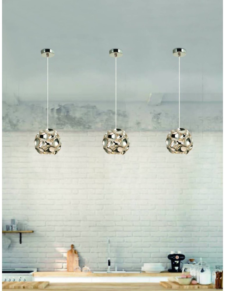 Pendant lamps - Orlicki Design Pendant G9 7W Carera Cromo S - product kolory-swiatla.pl 2