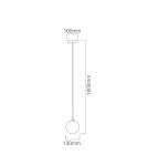 Pendant lamps - Orlicki Design Pendant E27 8W Bao I Nero Fume - product 3