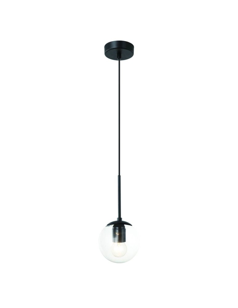 Pendant lamps - Orlicki Design Pendant E27 8W Bao I Nero Claro - product kolory-swiatla.pl 1