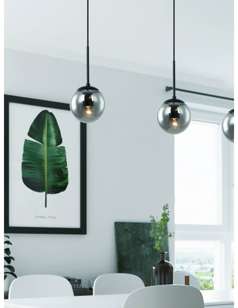 Pendant lamps - Orlicki Design Pendant E27 8W Bao I Nero Claro - product kolory-swiatla.pl 2