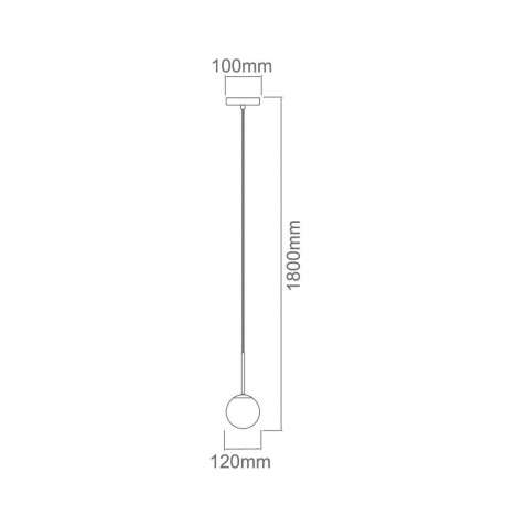 Orlicki Design WISZĄCA G9 9W Bao I Gold IP44