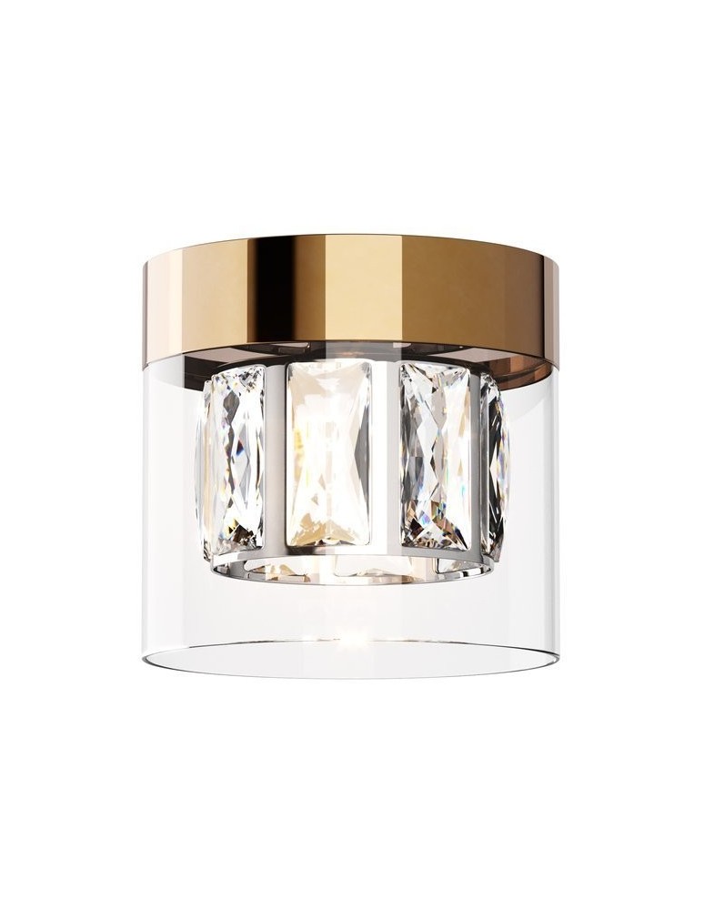 Glamour ceiling lamps - Zuma Line GEM Gold G9 28W Ceiling Lamp C0389-01A-F7AC. - product kolory-swiatla.pl 1