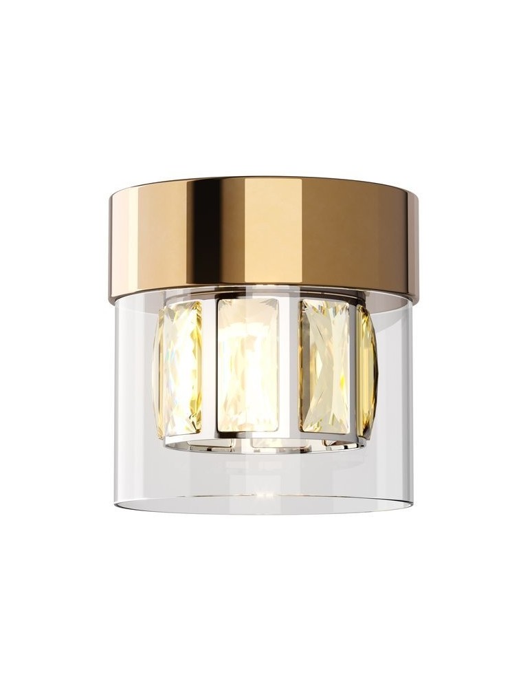 Glamour ceiling lamps - Zuma Line GEM Gold G9 28W Ceiling Lamp C0389-01A-F7AC. - product kolory-swiatla.pl 3