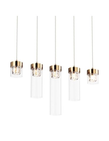 ZUMA LINE GEM LAMPA Wisząca Złota G9 28W P0389-05E-F7AC - produkt 2