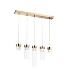 Glamour pendant lamps - Zuma Line GEM Gold G9 28W P0389-05E-F7AC Pendant Lamp. - product 1