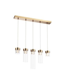 ZUMA LINE GEM LAMPA Wisząca Złota G9 28W P0389-05E-F7AC