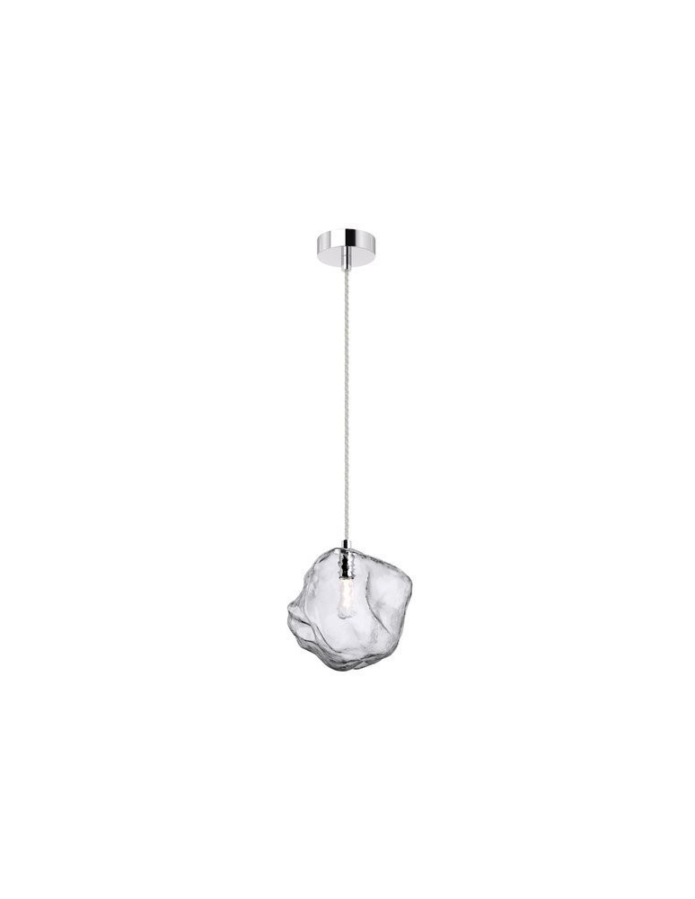 Pendant lamps - Zuma Line ROCK 1xG9 Chrome P0488-01F-F4AC Pendant. - product kolory-swiatla.pl 1