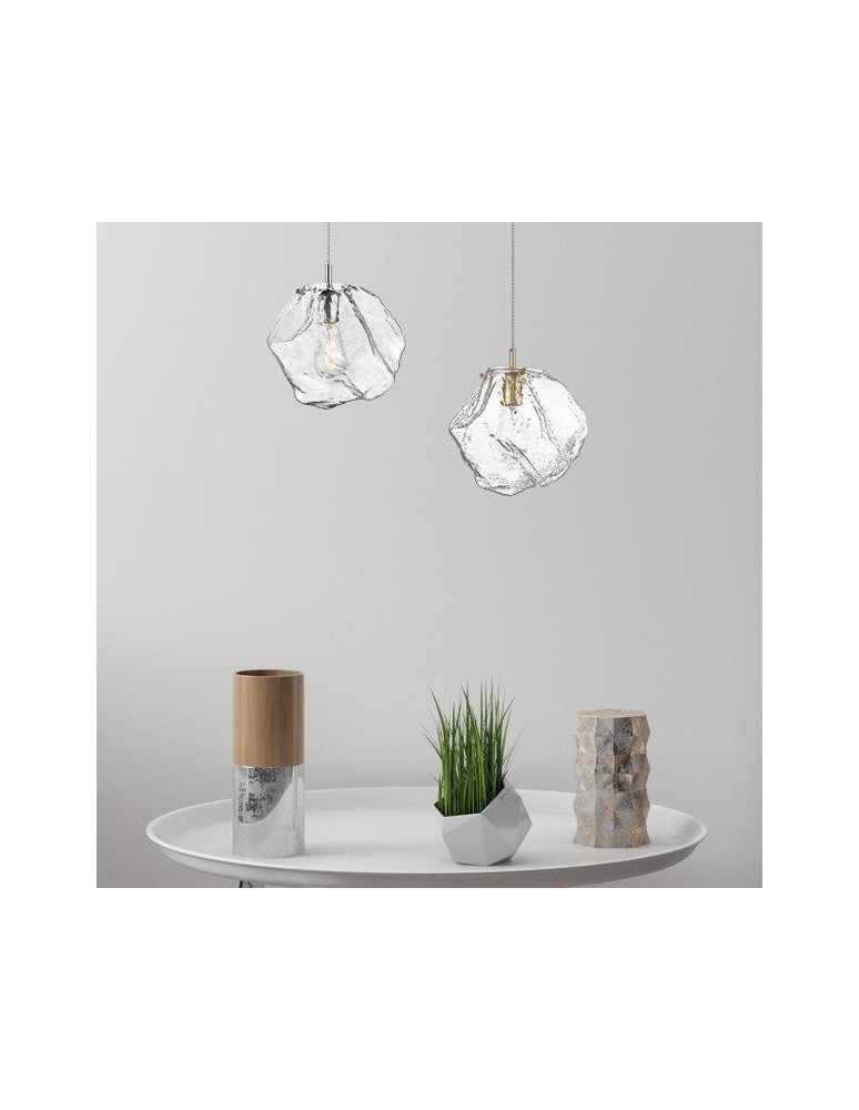 Pendant lamps - Zuma Line ROCK 1xG9 Chrome P0488-01F-F4AC Pendant. - product kolory-swiatla.pl 2