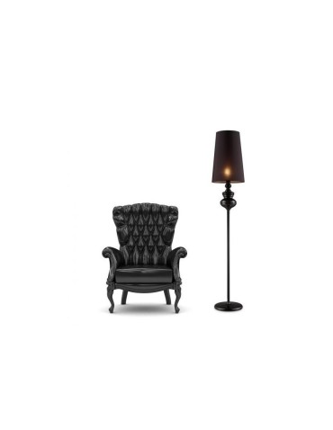 Azzardo BAROCO BLACK FLOOR 1xE27 Podłogowa Czarny AZ0063