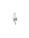 Azzardo DIABLO WHITE WALL 2xE14 Wall Mount White/Chrome AZ0087
