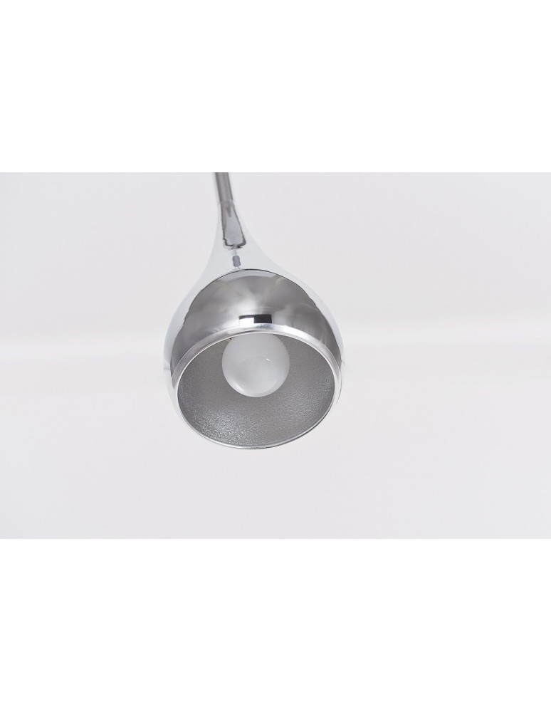 Single pendant lamps - Azzardo SPELL CHROM 1xE27 Chrome Pendant AZ0285 - product kolory-swiatla.pl 2