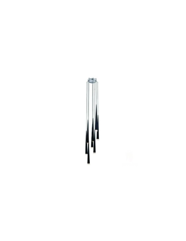 Pendant lamps - Azzardo STYLO 8 BLACK 8xG9 Pendant Black AZ0161 - product kolory-swiatla.pl 1