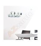 Wall lamps - Azzardo RUBIC 2 WALL 2xG9 Wall Transparent/Chrome AZ0491 - product 3