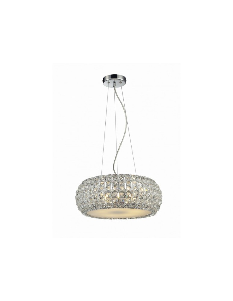 Pendant lamps - Azzardo SOPHIA 5 5xE14 Transparent/Crystal Pendant AZ0522 - product kolory-swiatla.pl 1