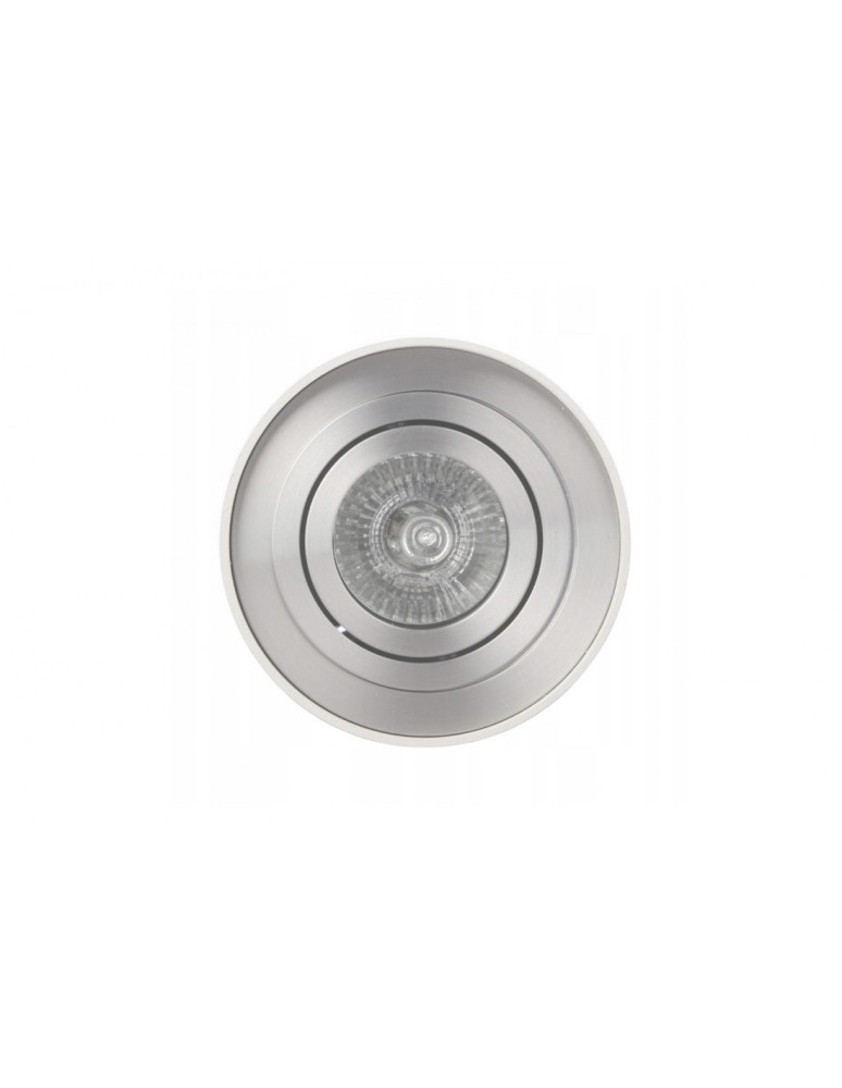 Ceiling luminaires for replaceable light source - Azzardo BROSS 1 WHITE/ALUMINIUM 1xGU10 Surface Mounted White/Aluminum AZ0781 - product kolory-swiatla.pl 3