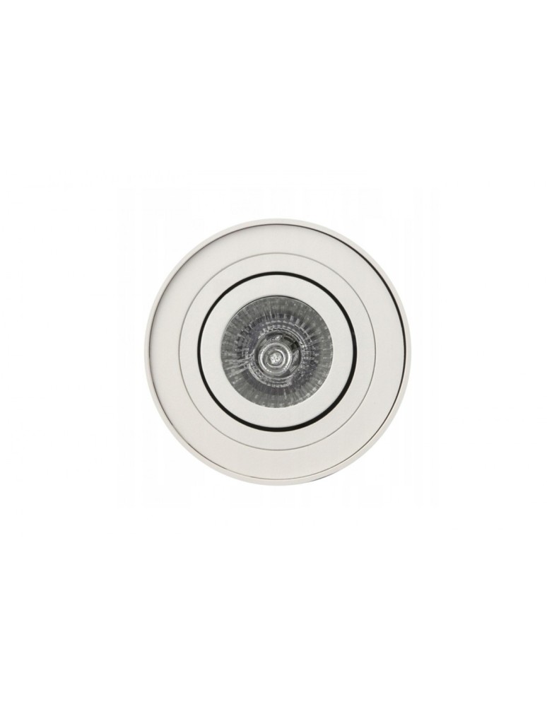 Ceiling luminaires for replaceable light source - Azzardo BROSS 1 WHITE 1xGU10 Surface Mounted White AZ0858 - product kolory-swiatla.pl 3