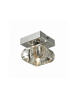 Azzardo RUBIC 1 TOP 1xG9 Ceiling Transparent/Chrome AZ0489