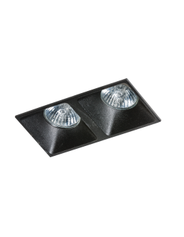 Azzardo PIO 2 BLACK 2xGU10 Recessed Black AZ1720
