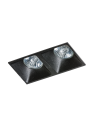 Azzardo PIO 2 BLACK 2xGU10 Recessed Black AZ1720