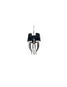 Azzardo DIABLO 3 BLACK 6xE14 Pendant Black/Chrome AZ1345