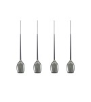 Pendant lamps - Azzardo IZZA 4 SMOKY 4xE14 Smoky Pendant AZ2938 - product 2